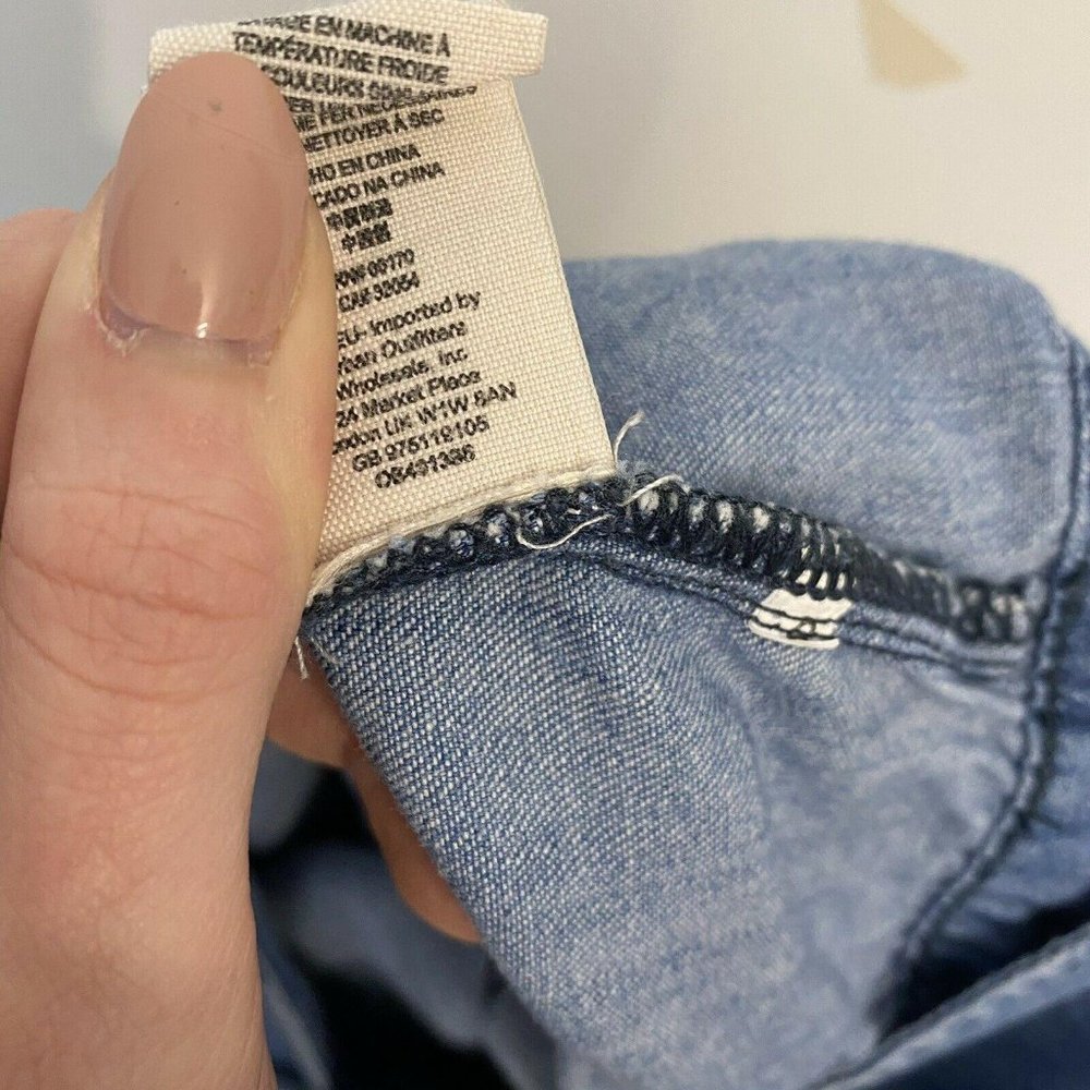 Free People Clara Chambray Wide Leg Jumpsuit - Picture 7 of 7